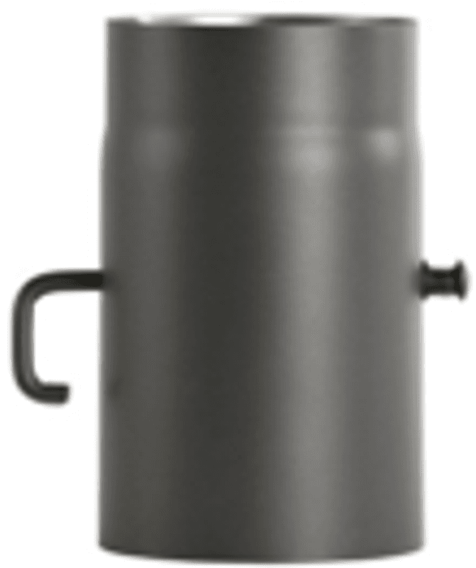Røykrør med spjeld 50 cm 150 mm
