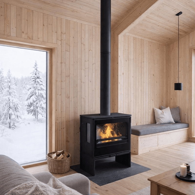 Peisovn Plamen Eco 12 kW støpejern emaljert