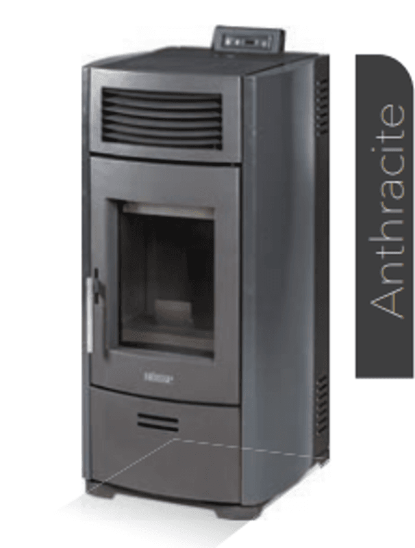 Pelletsovn VIOLET Air 6,5 kW Sort