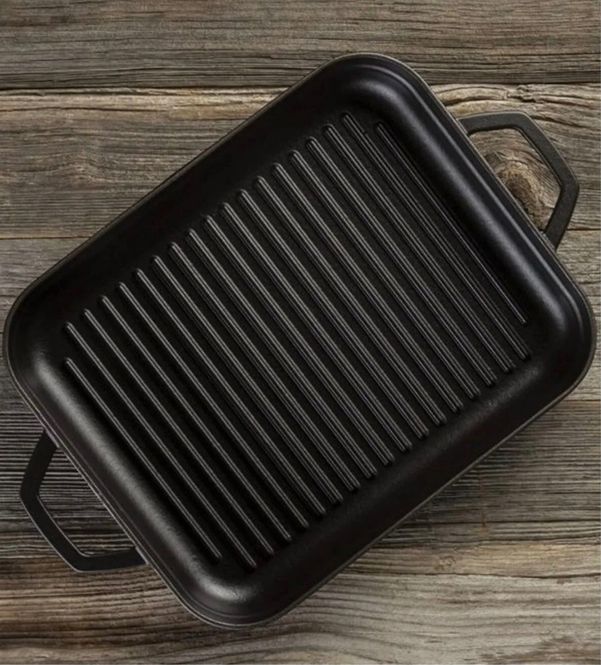 Huvudbild Støpejernspanne grill 32x26
