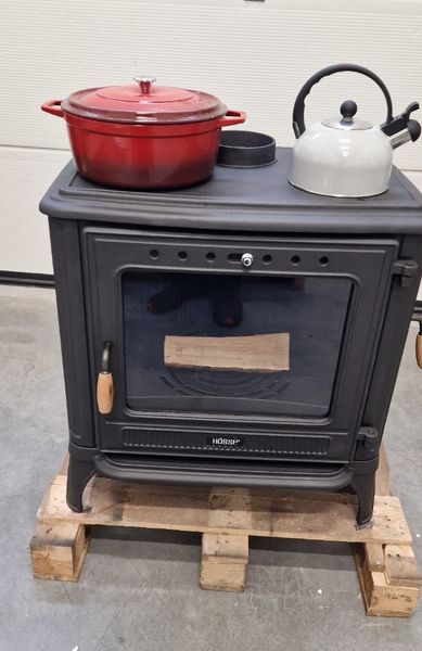 Hovedbilde Peisovn Modell 8015CK med koketopp 10,5kW i støpejern