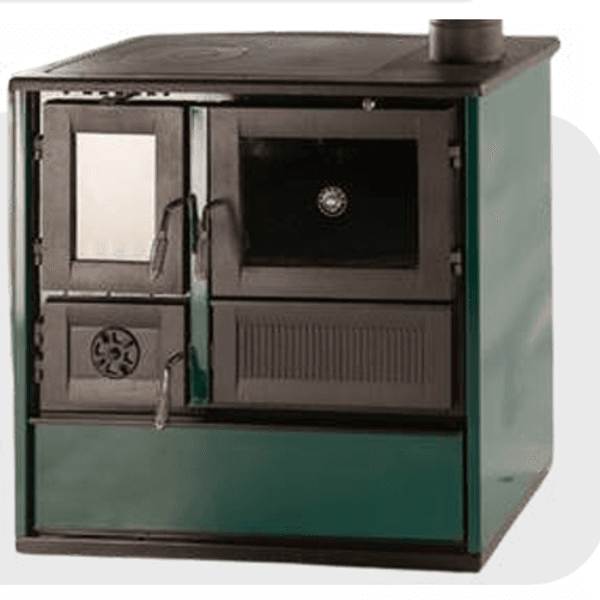 Hovedbilde Vedkomfyr 4013 MAXI 8 kW grønn