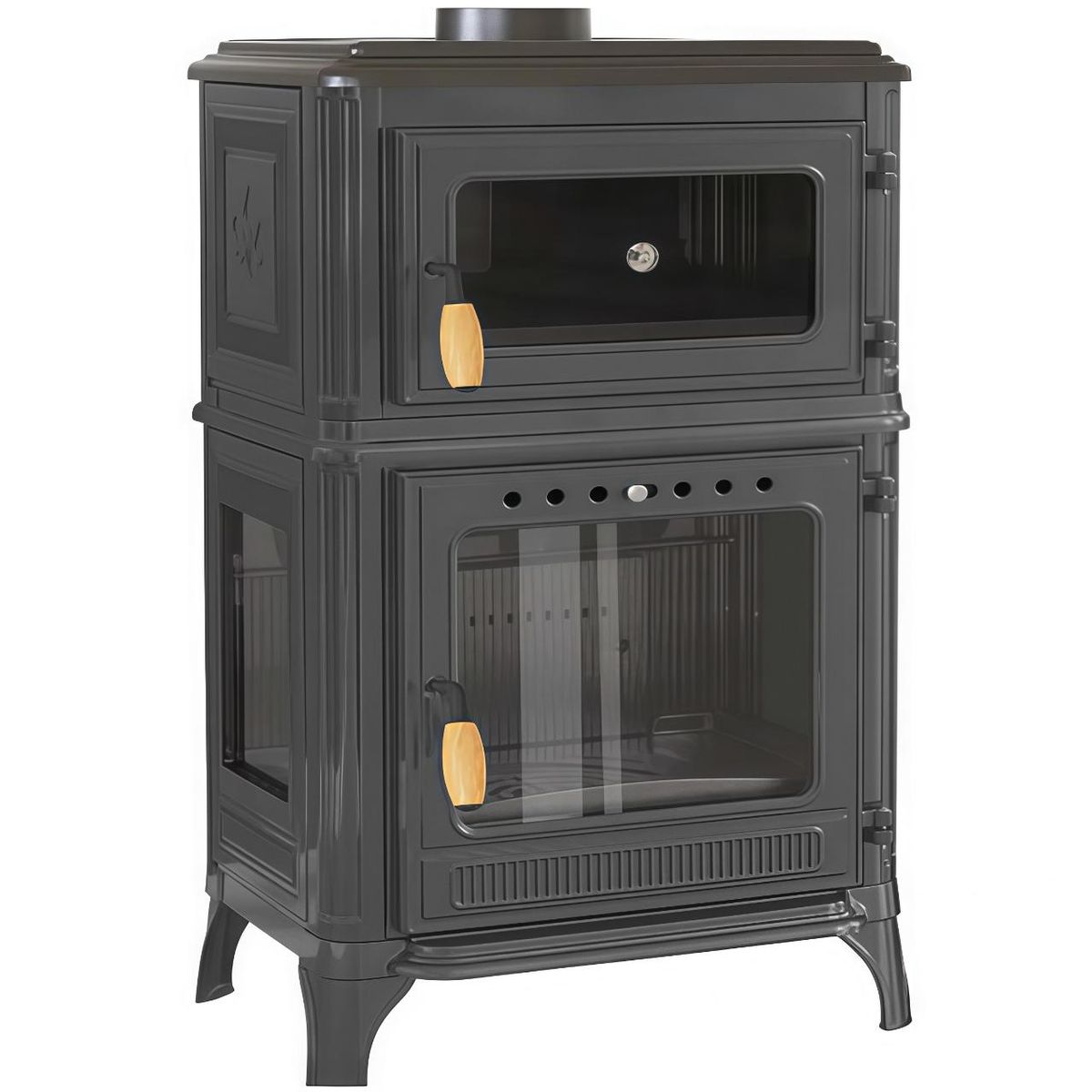 Bakerovn Modell 8020CL koketopp 10,8kW sideglass på venstre