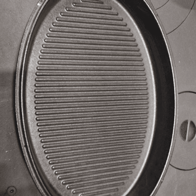 Huvudbild Oval gryte med grill lokk 5,8 l 