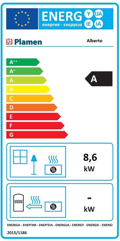 Peisovn Alberto 11kW ekstern lufttilførsel